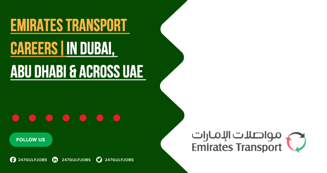 Emirates Transport Careers in Transport Sector | Apply Today