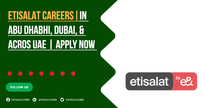 Etisalat Careers UAE | Remote & Part Time Job Opportunities