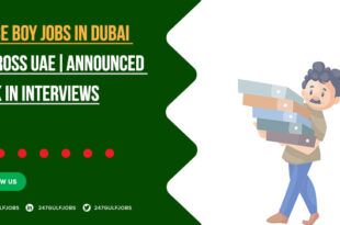 Office Boy Jobs in Dubai